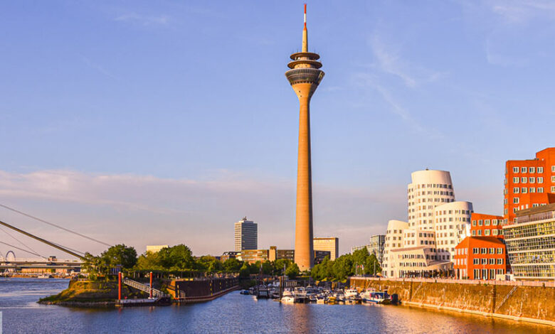 Fotografieren im Medienhafen Düsseldorf 1 Sklyline Medienhafen Düsseldorf