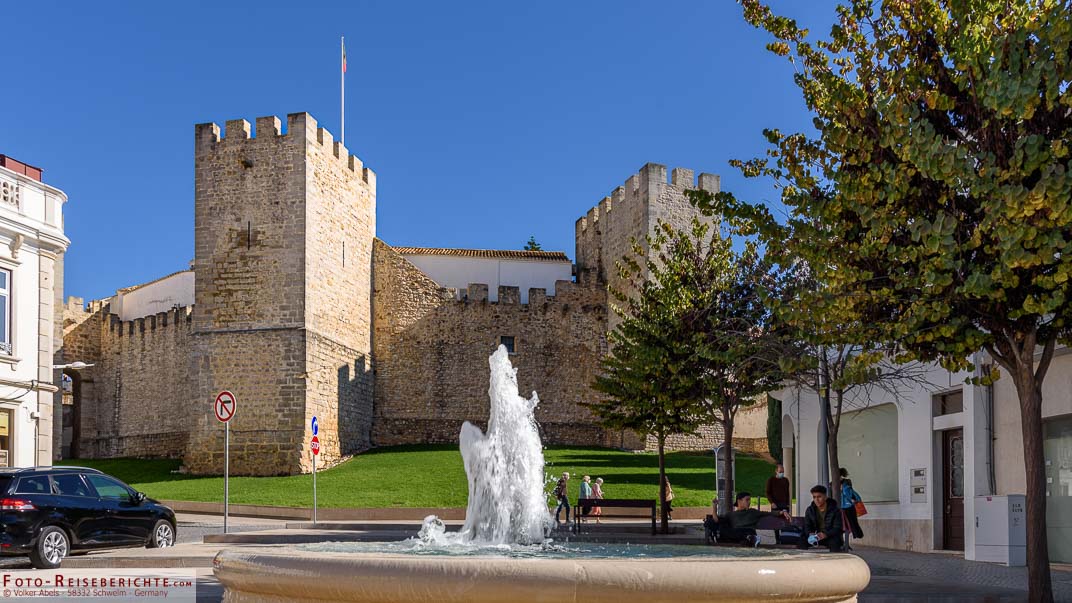 Das Schloss bzw. die Burg von Loule - Algarve